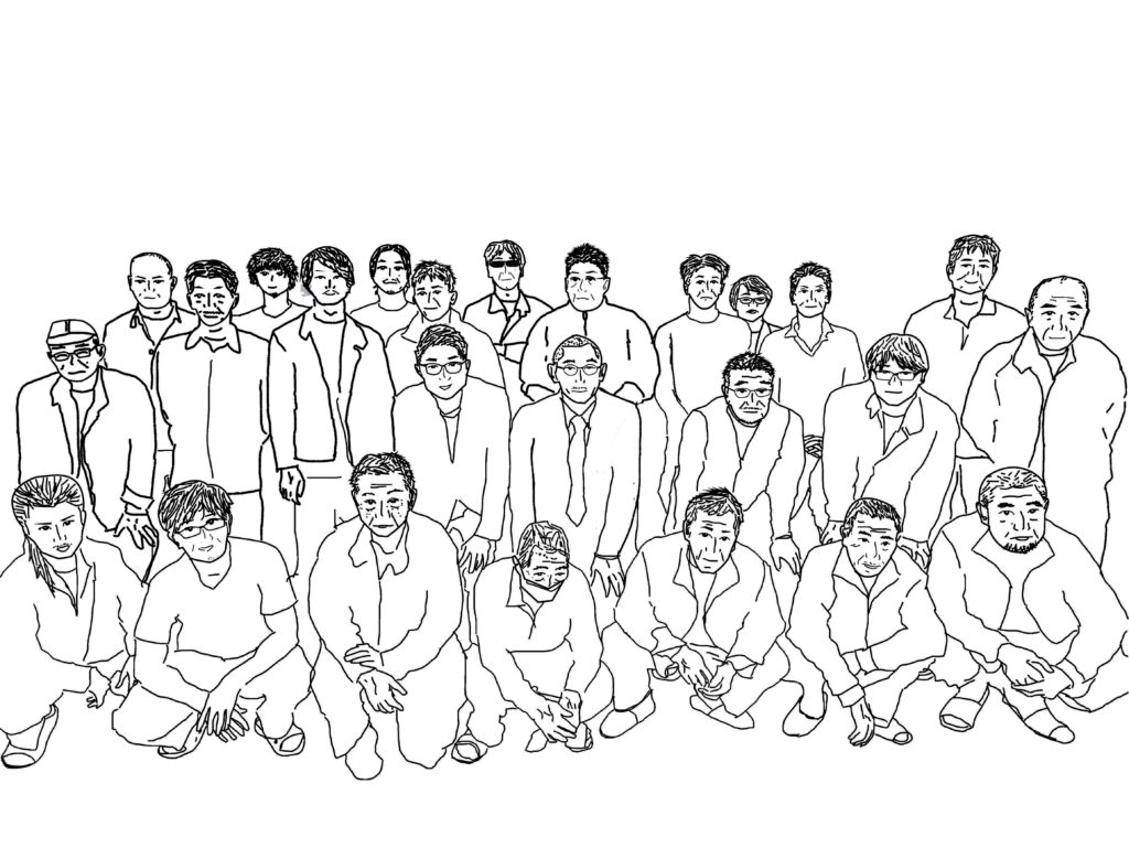 会社の集合写真